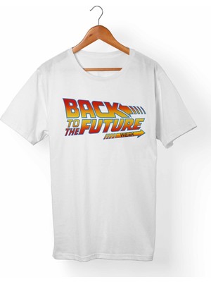 Muggkuppa Back The Future-Geleceğe Dönüş Beyaz T-Shirt