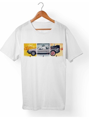 Muggkuppa Back The Future-Geleceğe Dönüş Beyaz T-Shirt