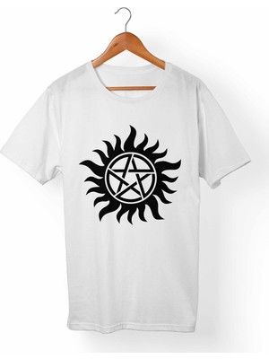 Muggkuppa Supernatural Beyaz T-Shirt