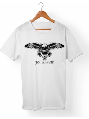 Muggkuppa Megadeath Beyaz T-Shirt