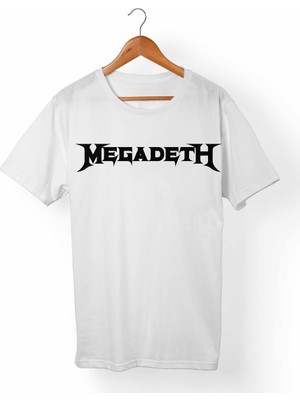 Muggkuppa Megadeath Beyaz T-Shirt