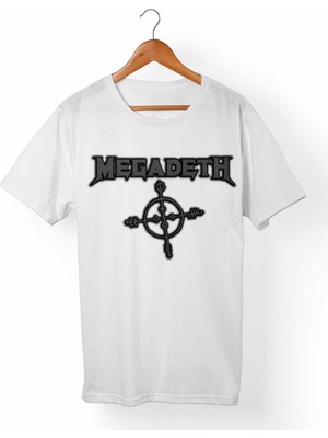 Muggkuppa Megadeath Beyaz T-Shirt