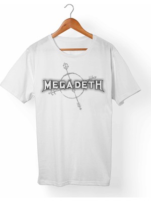 Muggkuppa Megadeath Beyaz T-Shirt