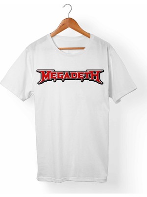 Muggkuppa Megadeath Beyaz T-Shirt