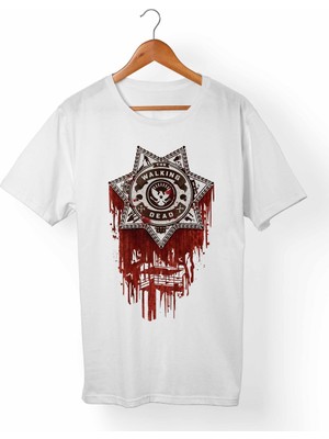 Muggkuppa The Walking Dead Beyaz T-Shirt
