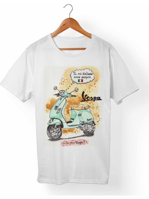 Muggkuppa Vespa Beyaz T-Shirt