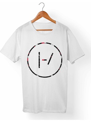 Muggkuppa Twenty One Pilots Beyaz T-Shirt