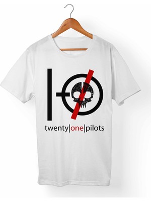 Muggkuppa Twenty One Pilots Beyaz T-Shirt