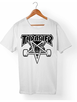 Muggkuppa Thrasher Beyaz T-Shirt
