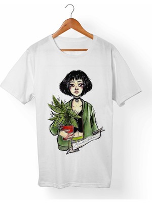 Muggkuppa Leon-Mathilda Beyaz T-Shirt
