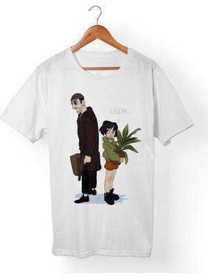 Muggkuppa Leon-Mathilda Beyaz T-Shirt