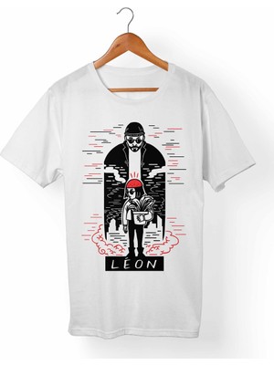Muggkuppa Leon-Mathilda Beyaz T-Shirt