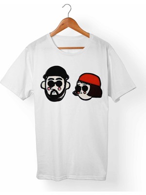 Muggkuppa Leon-Mathilda Beyaz T-Shirt