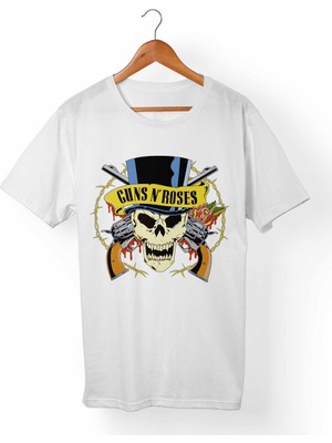 Muggkuppa Guns N Roses Beyaz T-Shirt