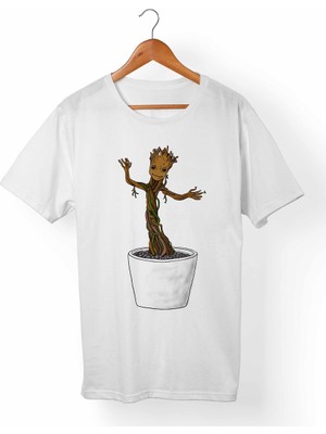Muggkuppa İ'M Groot Beyaz T-Shirt