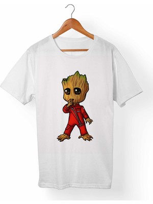 Muggkuppa İ'M Groot Beyaz T-Shirt