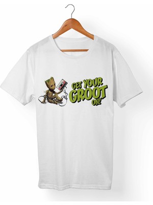 Muggkuppa İ'M Groot Beyaz T-Shirt