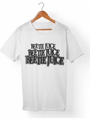 Muggkuppa Beetlejuice Beyaz T-Shirt