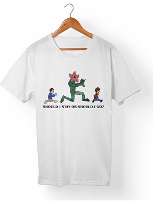 Muggkuppa Stranger Things Beyaz T-Shirt