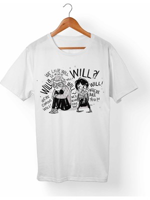 Muggkuppa Stranger Things Beyaz T-Shirt