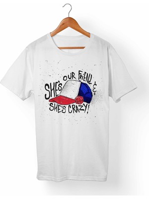 Muggkuppa Stranger Things Beyaz T-Shirt