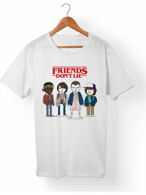 Muggkuppa Stranger Things Beyaz T-Shirt