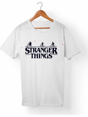Muggkuppa Stranger Things Beyaz T-Shirt