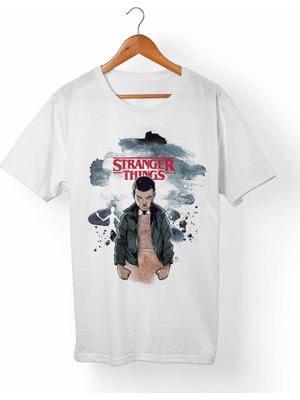 Muggkuppa Stranger Things Beyaz T-Shirt