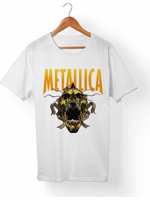 Muggkuppa Metallica Beyaz T-Shirt