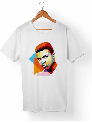 Muggkuppa Muhammed Ali Beyaz T-Shirt