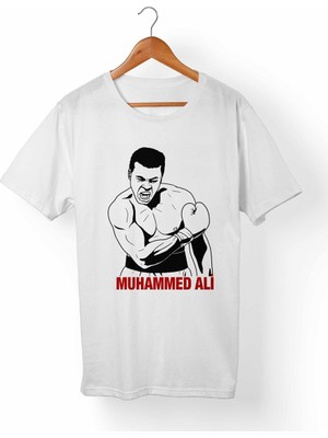 Muggkuppa Muhammed Ali Beyaz T-Shirt