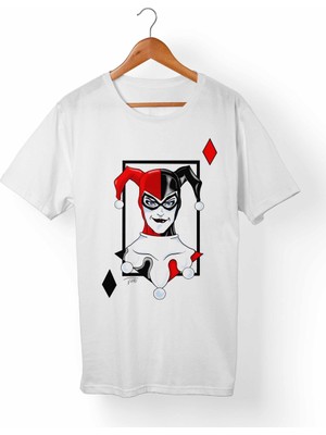 Muggkuppa Harley Quinn Beyaz T-Shirt