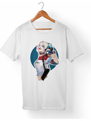 Muggkuppa Harley Quinn Beyaz T-Shirt