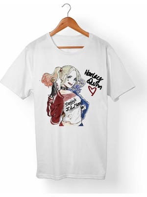 Muggkuppa Harley Quinn Beyaz T-Shirt