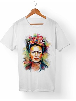 Muggkuppa Frida Kahlo Beyaz T-Shirt