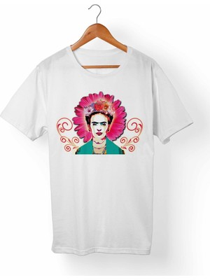 Muggkuppa Frida Kahlo Beyaz T-Shirt