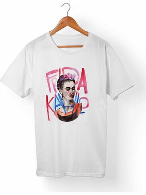 Muggkuppa Frida Kahlo Beyaz T-Shirt