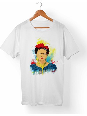 Muggkuppa Frida Kahlo Beyaz T-Shirt