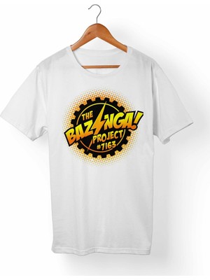 Muggkuppa The Big Bang Bazinga Beyaz T-Shirt