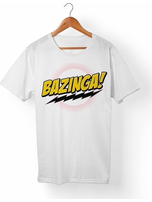 Muggkuppa The Big Bang Bazinga Beyaz T-Shirt