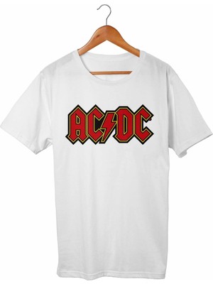 Muggkuppa Ac Dc Beyaz T-Shirt