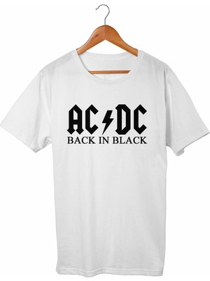 Muggkuppa Ac Dc Beyaz T-Shirt
