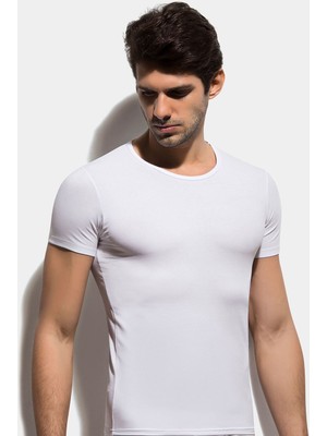 Bross Siyah 1041 Lycralı Bisiklet Yaka Erkek Fanila