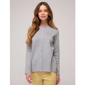 Pierre Cardin Kadın Gri Regular Fit Triko Hırka 50197796-VR024