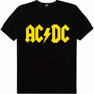 Acdc Logo Siyah Kısa Kollu T-Shirt