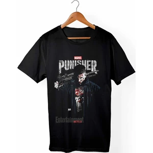 Punisher-Cezalandırıcı Siyah T-Shirt