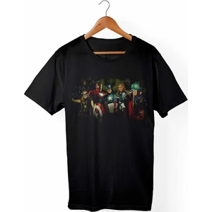 Marvel Siyah T-Shirt