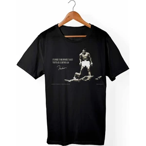Muhammed Ali Siyah T-Shirt