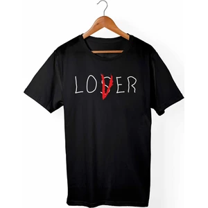Lover Loser Siyah T-Shirt