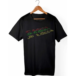 Back To Future -Geleceğe Dönüş Siyah T-Shirt